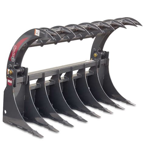 mini skid steer grapple rake|titan 72x22 root rake grapple.